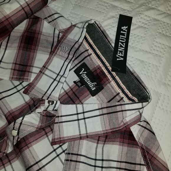 Men’s Big & Tall Western Shirts short sleeves New - Picture 7 of 10